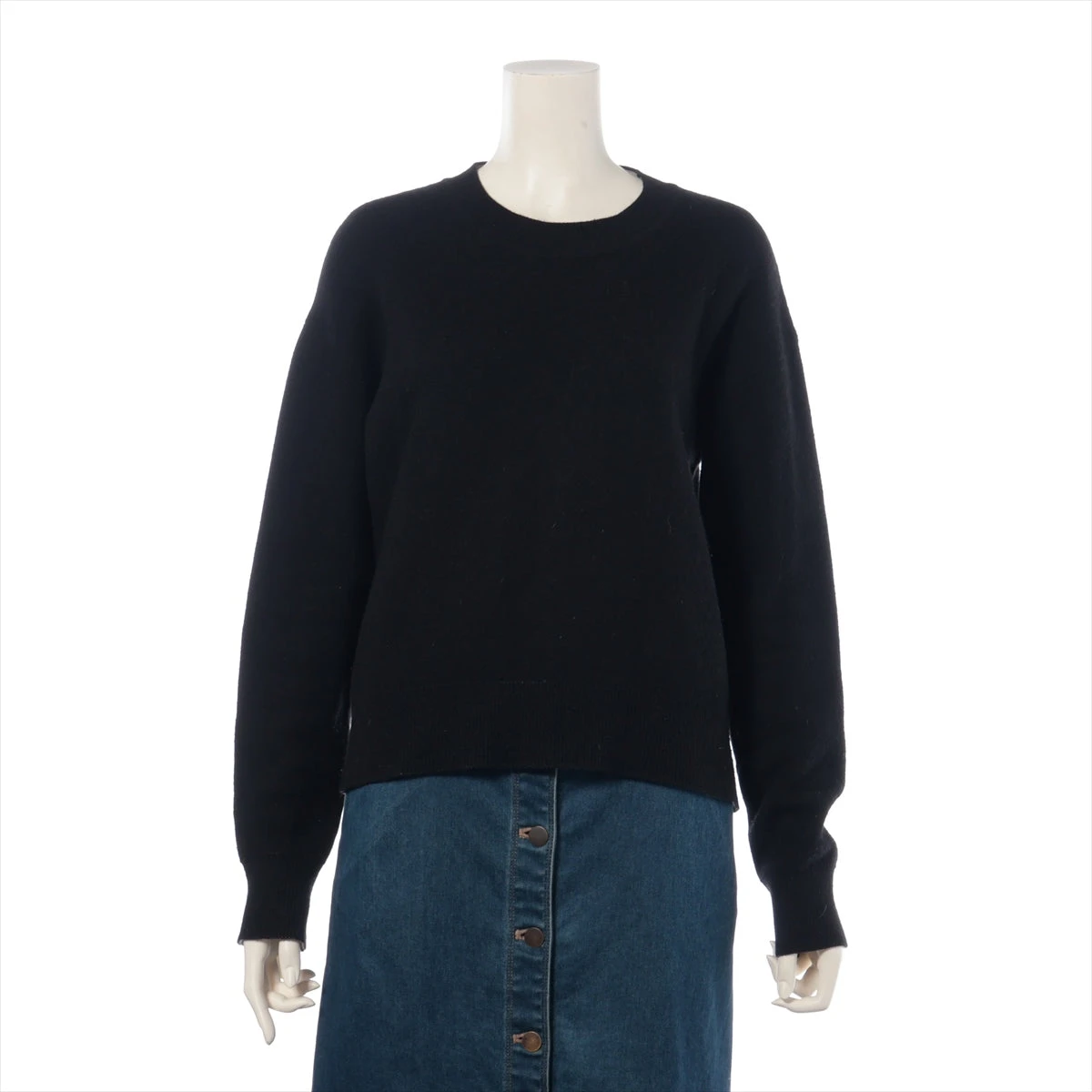 古着 80s USA製 Christian Dior ワンポイント Vネック アクリル