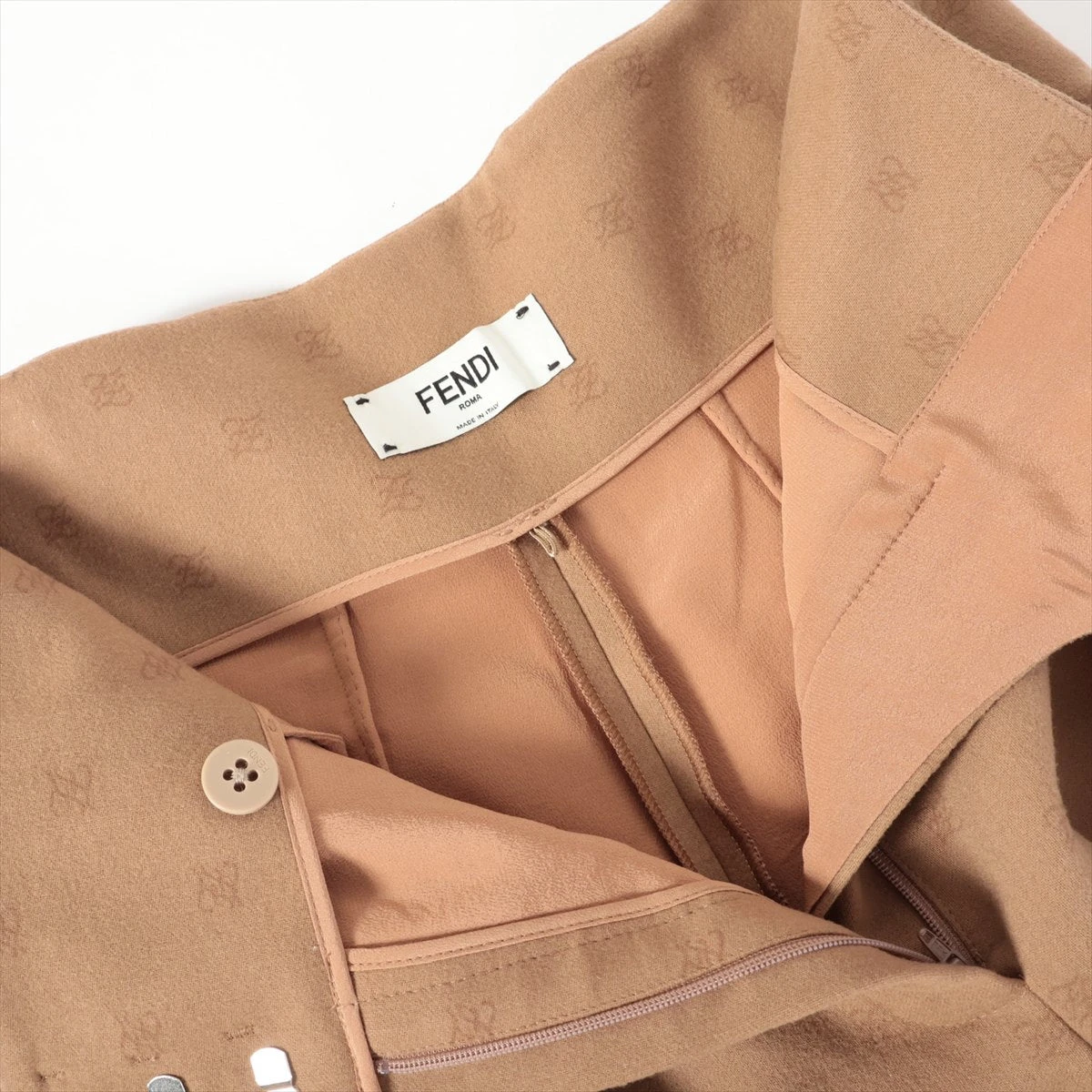 フェンディ 21年 ウール×カシミヤ ショートパンツ 40 レディース