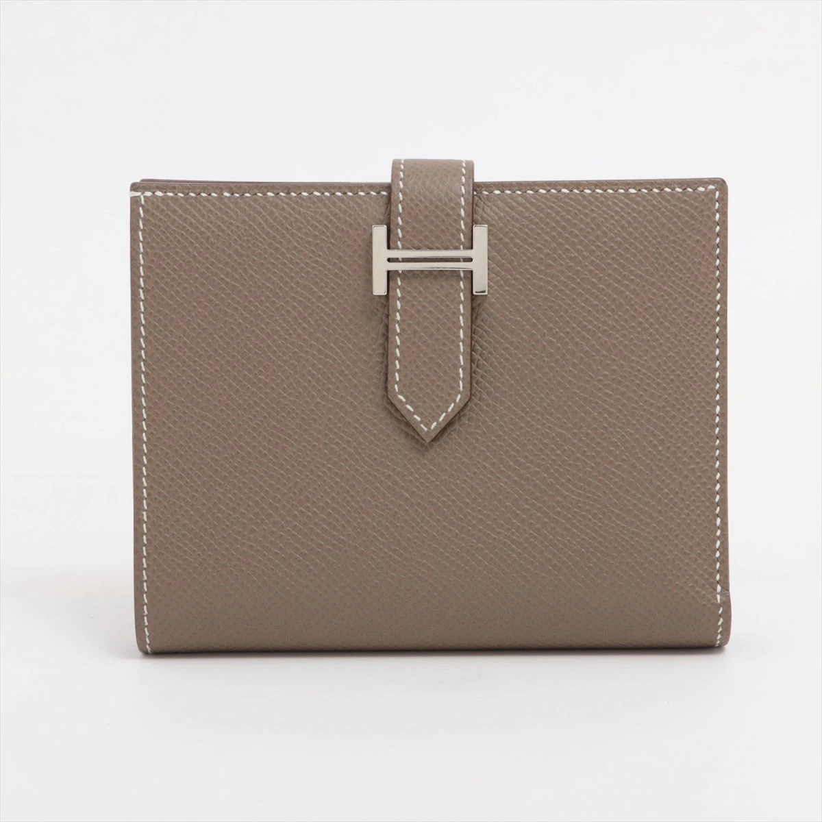 関税込み国内発送 エルメス ベアンコンパクトウォレット グレー HERMES(エルメス) ベアンコンパクトウォレット 財布 Y-US-012 TM