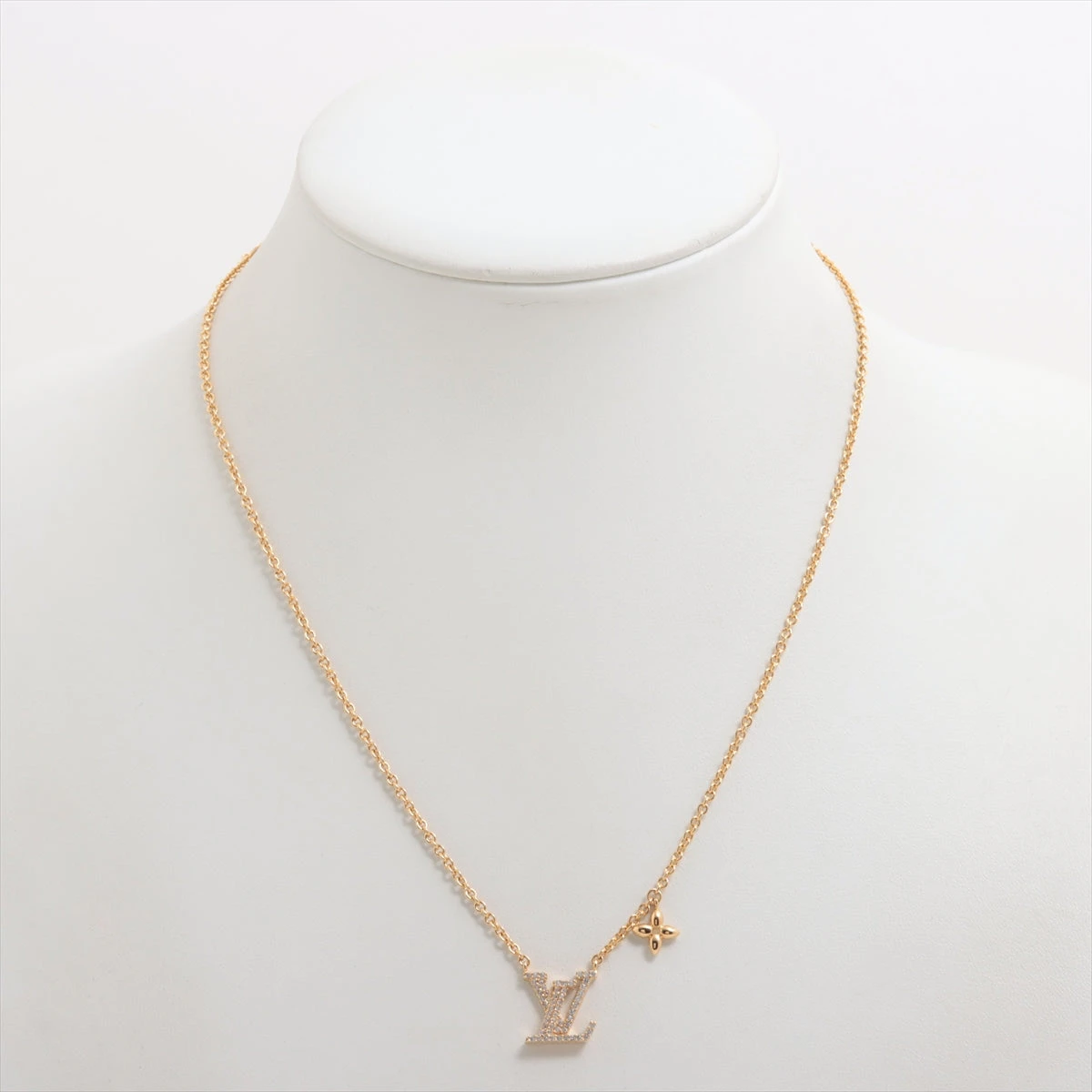 ヴィトン M00596 コリエLVアイコニック TE0233 ネックレス GP×ライン