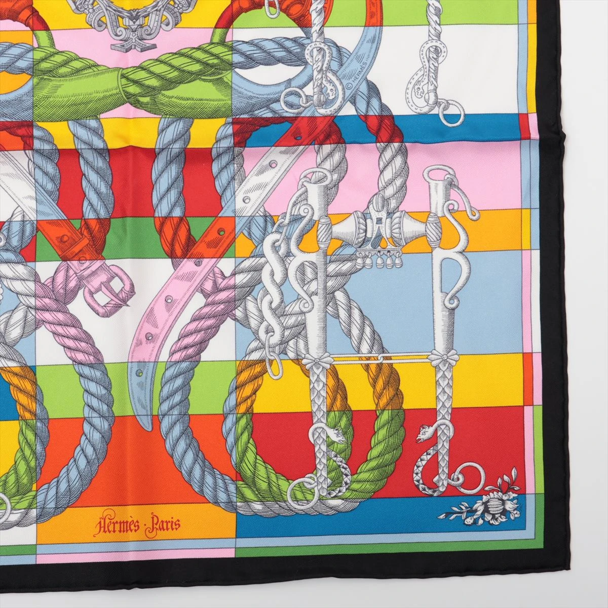 ⭐️新品⭐️エルメス スカーフ カレ140 デラ・カヴァレリア　シルクモスリン ⭐️新品⭐️エルメス スカーフ カレ140 デラ・カヴァレリア シルク