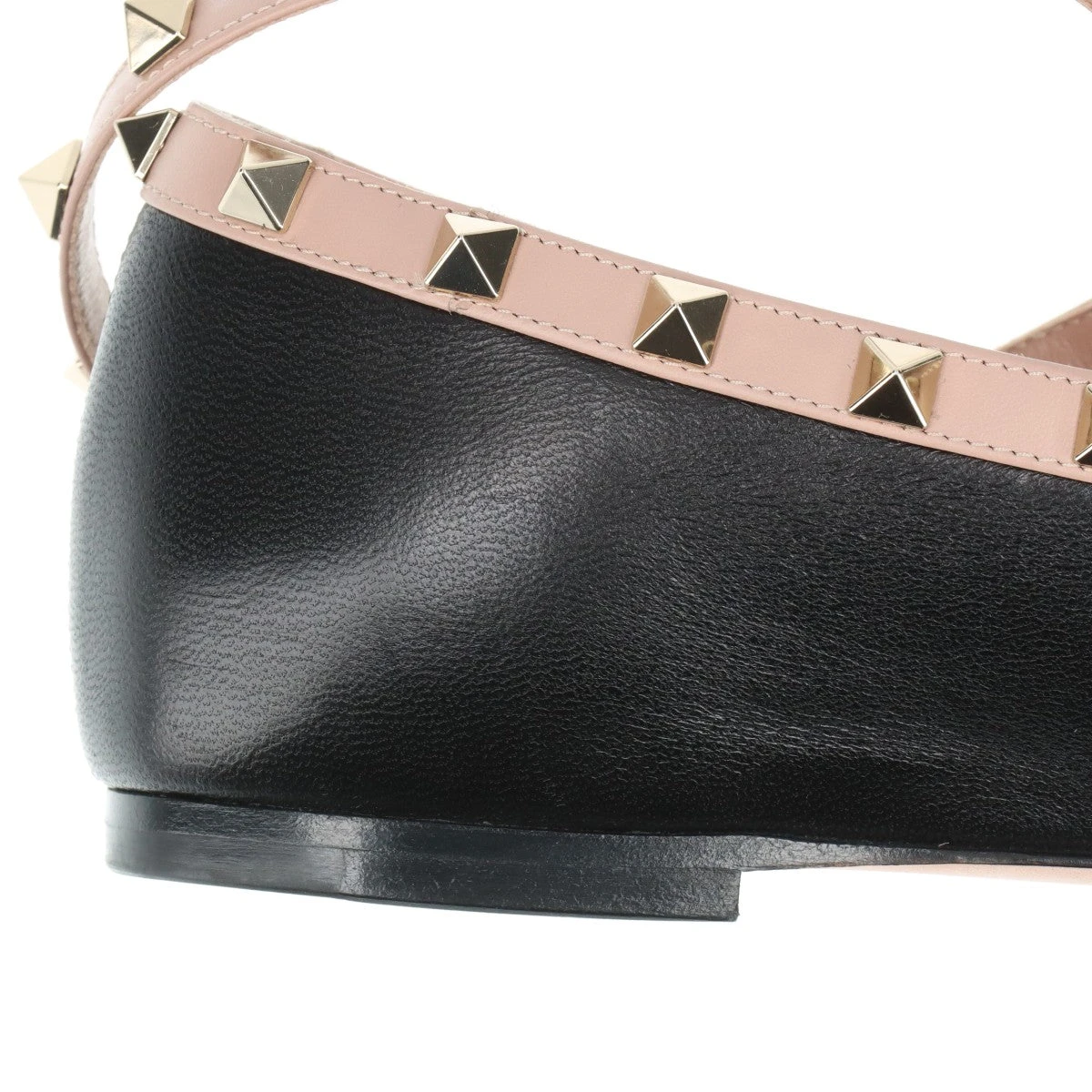 ヴァレンティノガラヴァーニ バレリーナ レザー バレエシューズ