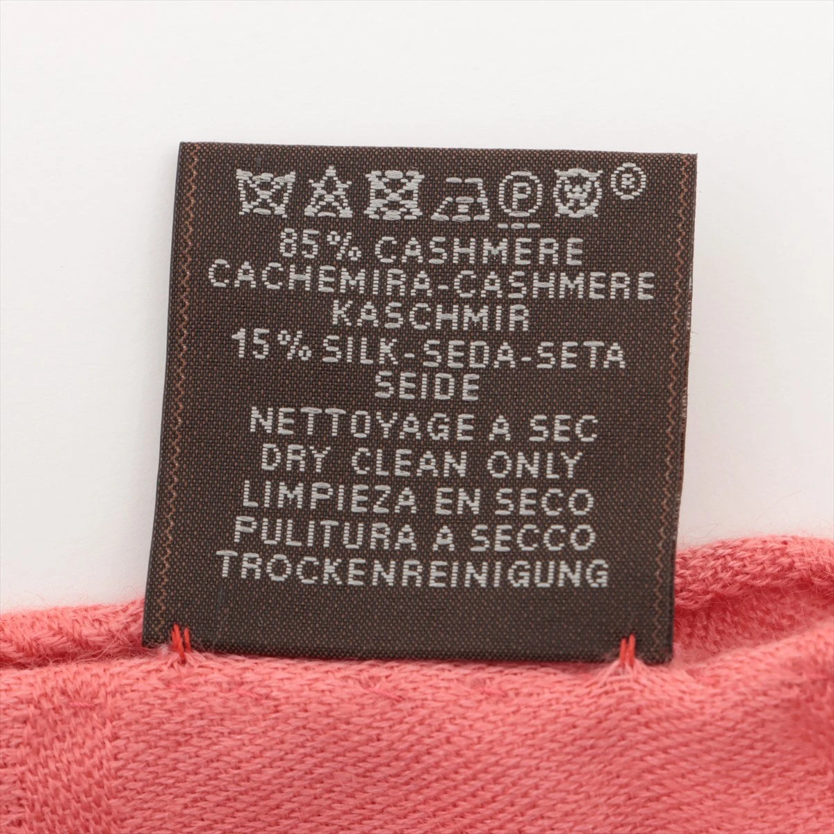 ❤お得なお品❤ニューリブリス カシシル レッドピンク ストール エルメス 箱付き エルメス ニューリブリス ストール カシミヤ×シルク ピンク