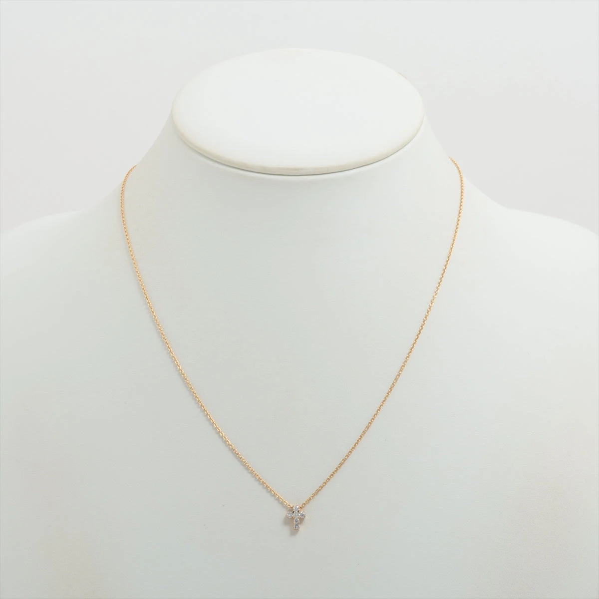 ヴァンクリーフ&アーペル ミニ クロアチュール ダイヤ ネックレス 18Kt 