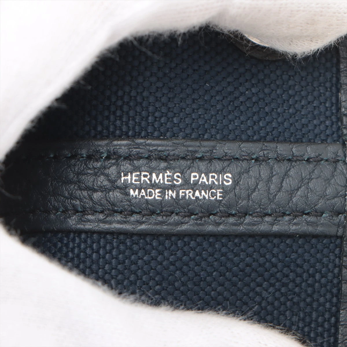 美品 HERMES ガーデンパーティ TPM ネゴンダ ブルーインディゴ エルメス ガーデンパーティー TPM ブルーインディゴ ネゴンダ B