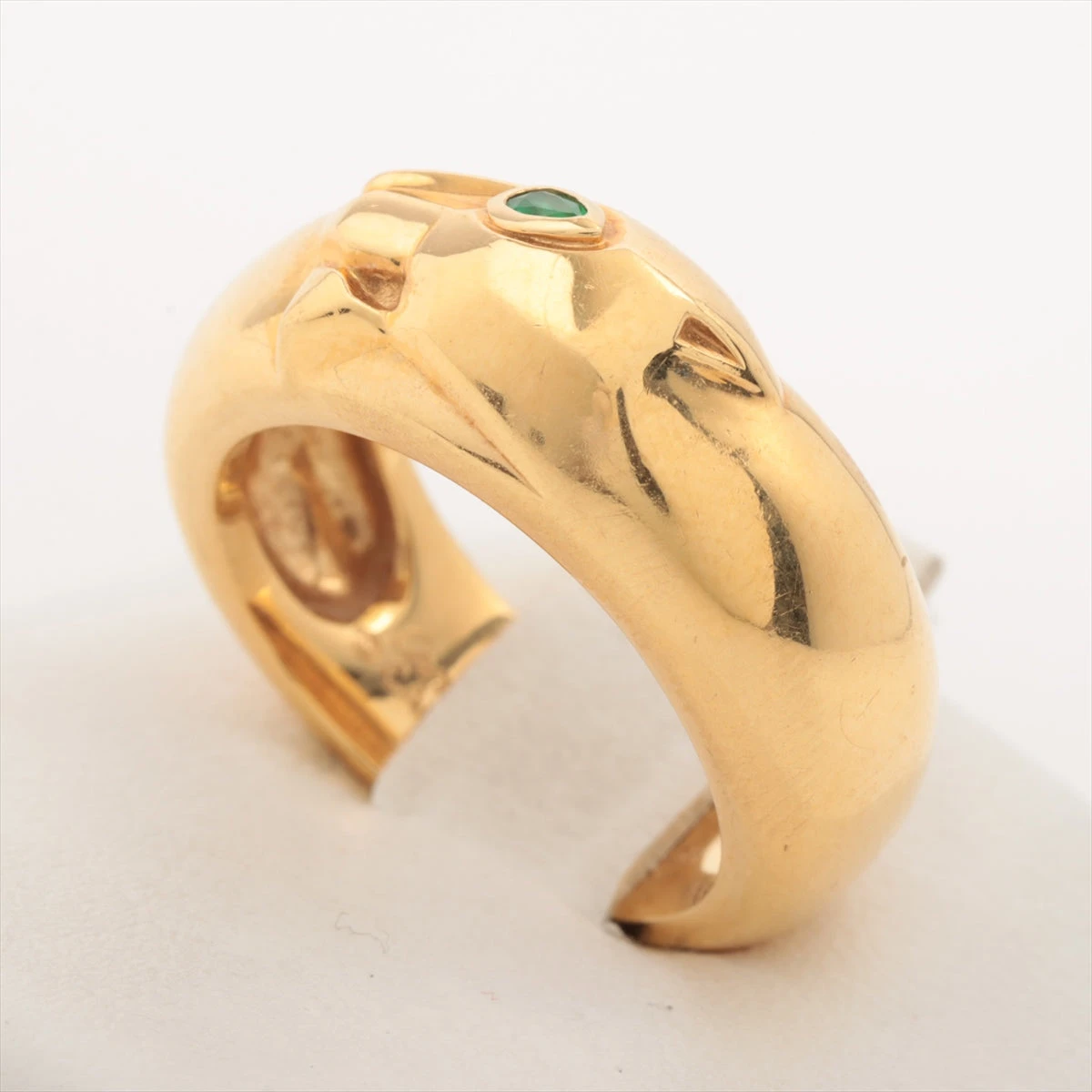 カルティエ パンテール エメラルド リング 750(YG) 10.6g 52 A3179760  