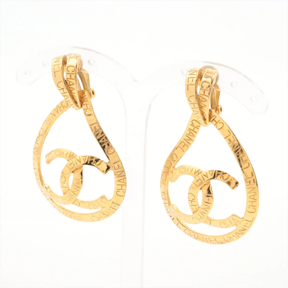 シャネル ココマーク イヤリング GP ゴールド 96P