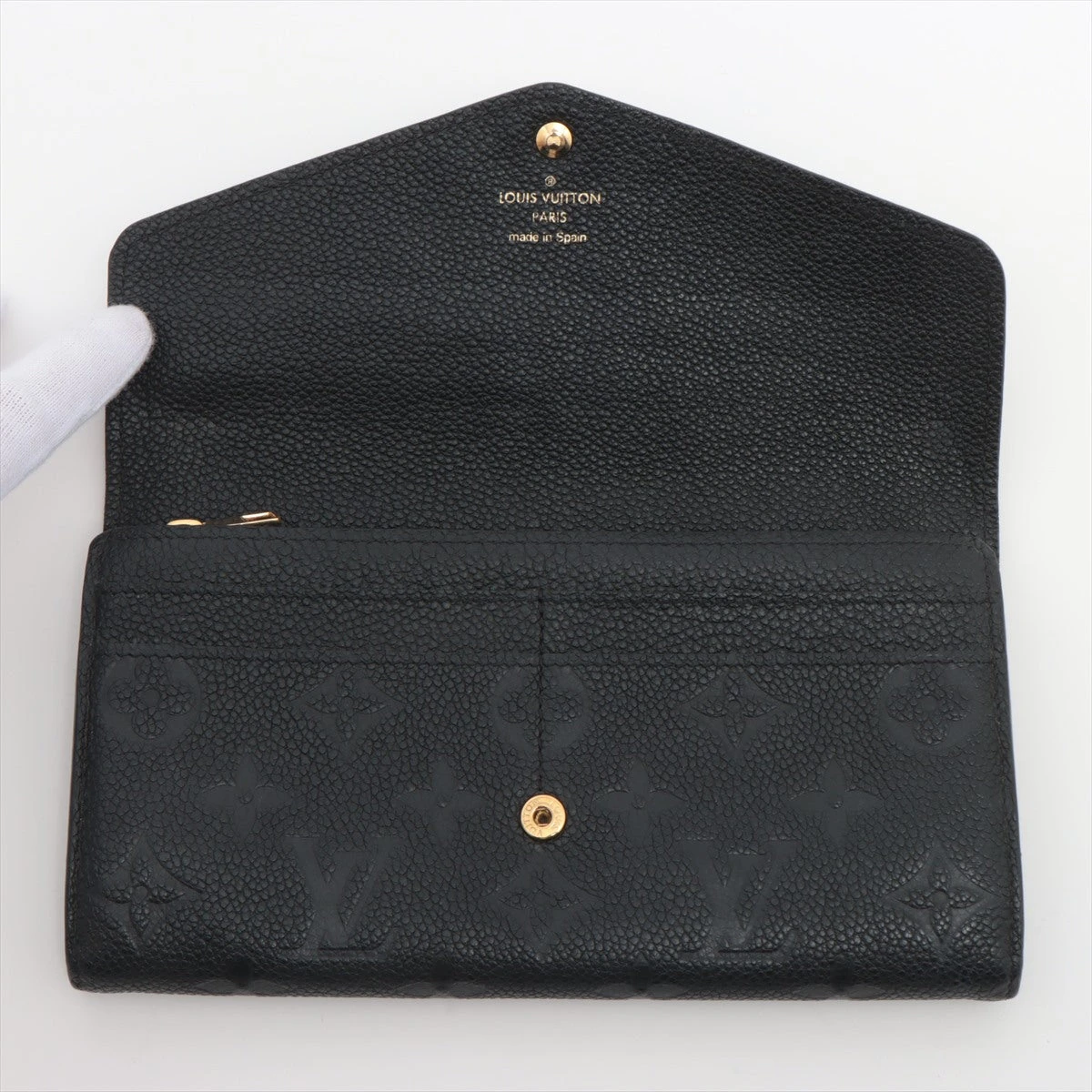 ヴィトン アンプラント ポルトフォイユサラ M61182 ノワール 財布