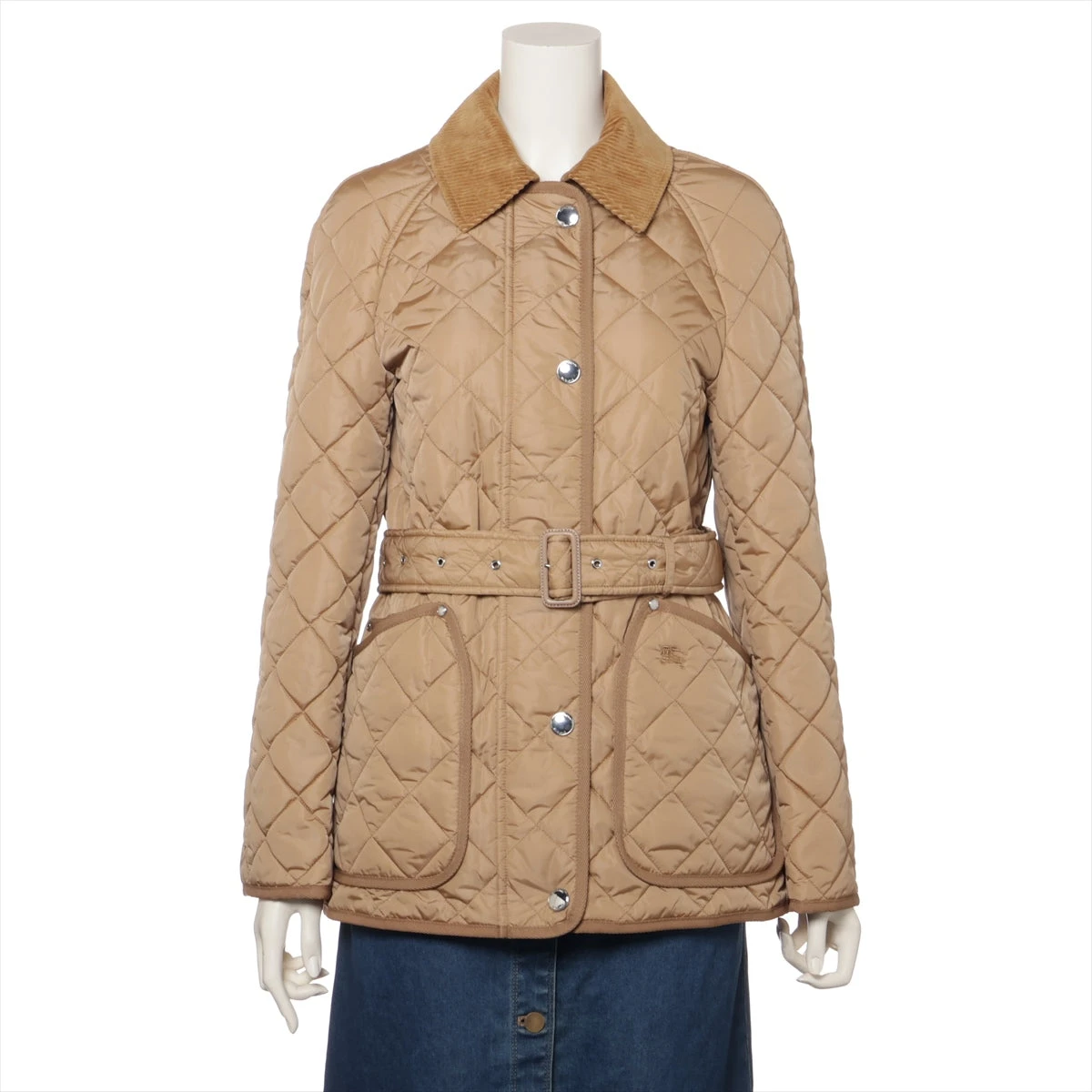 美品 バーバリー ティッシ期 ボマージャケット ブルゾン 8081293 BURBERRY (バーバリー) チェック柄 フルジップ ブルゾン レディース 4