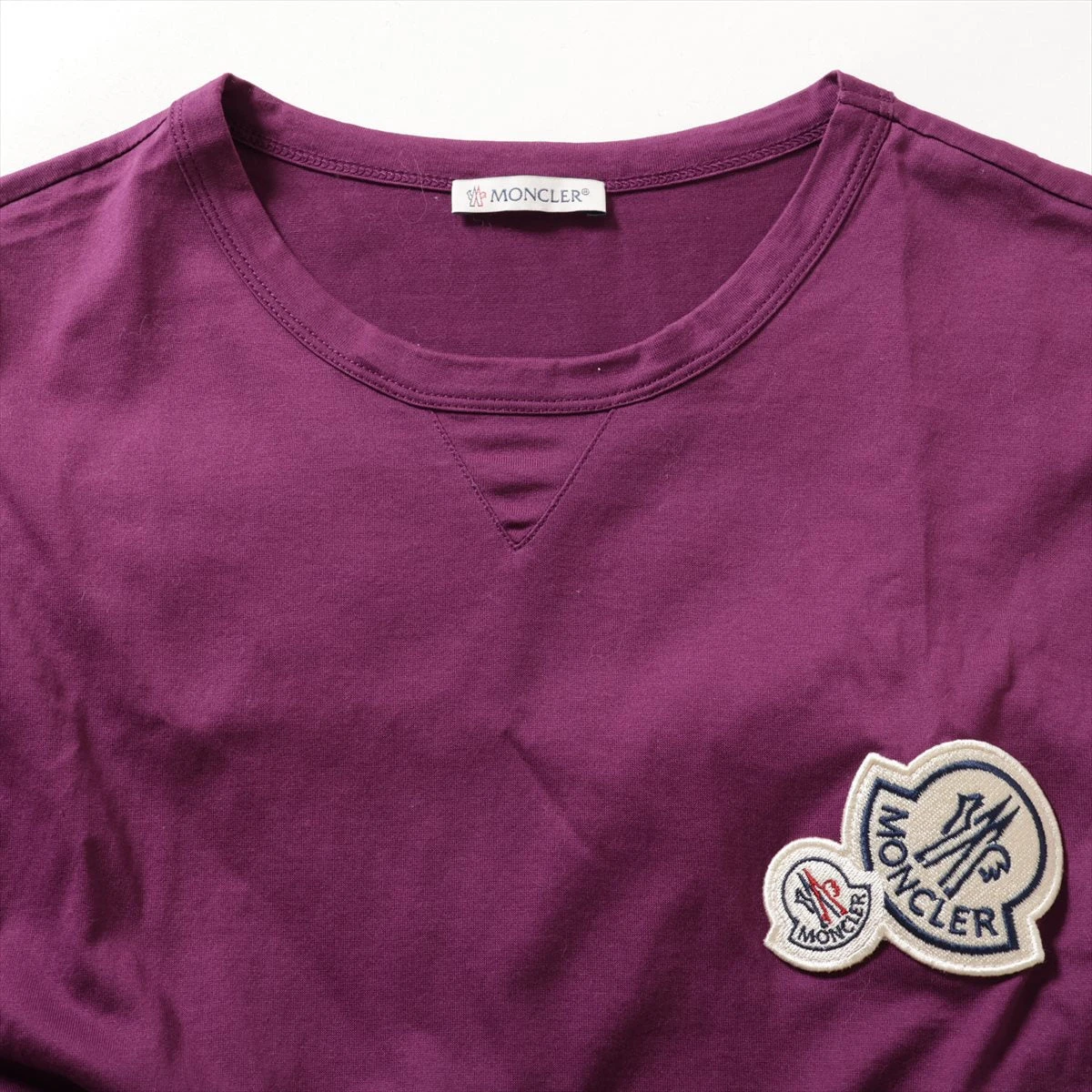 美品 MONCLER モンクレール Tシャツ パープル シャツ パープル（紫）系 M MONCLER(モンクレール) Tシャツ・カットソー