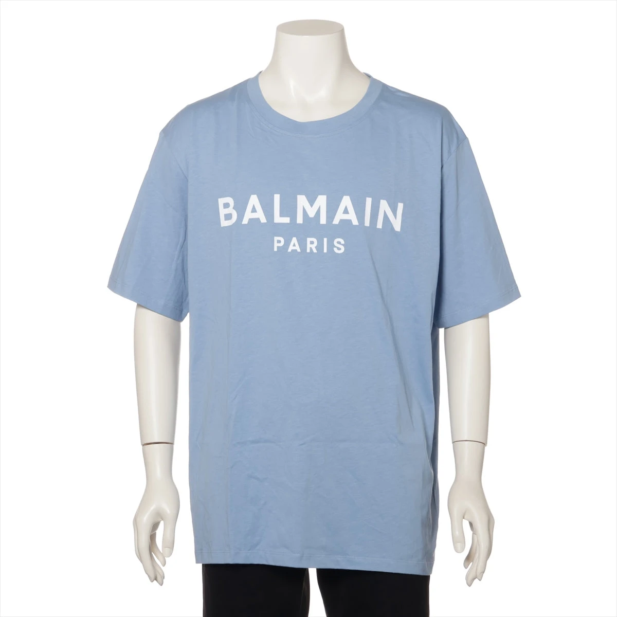 バルマン コットン Tシャツ XL メンズ ブルー EG000BB73 A3177642 