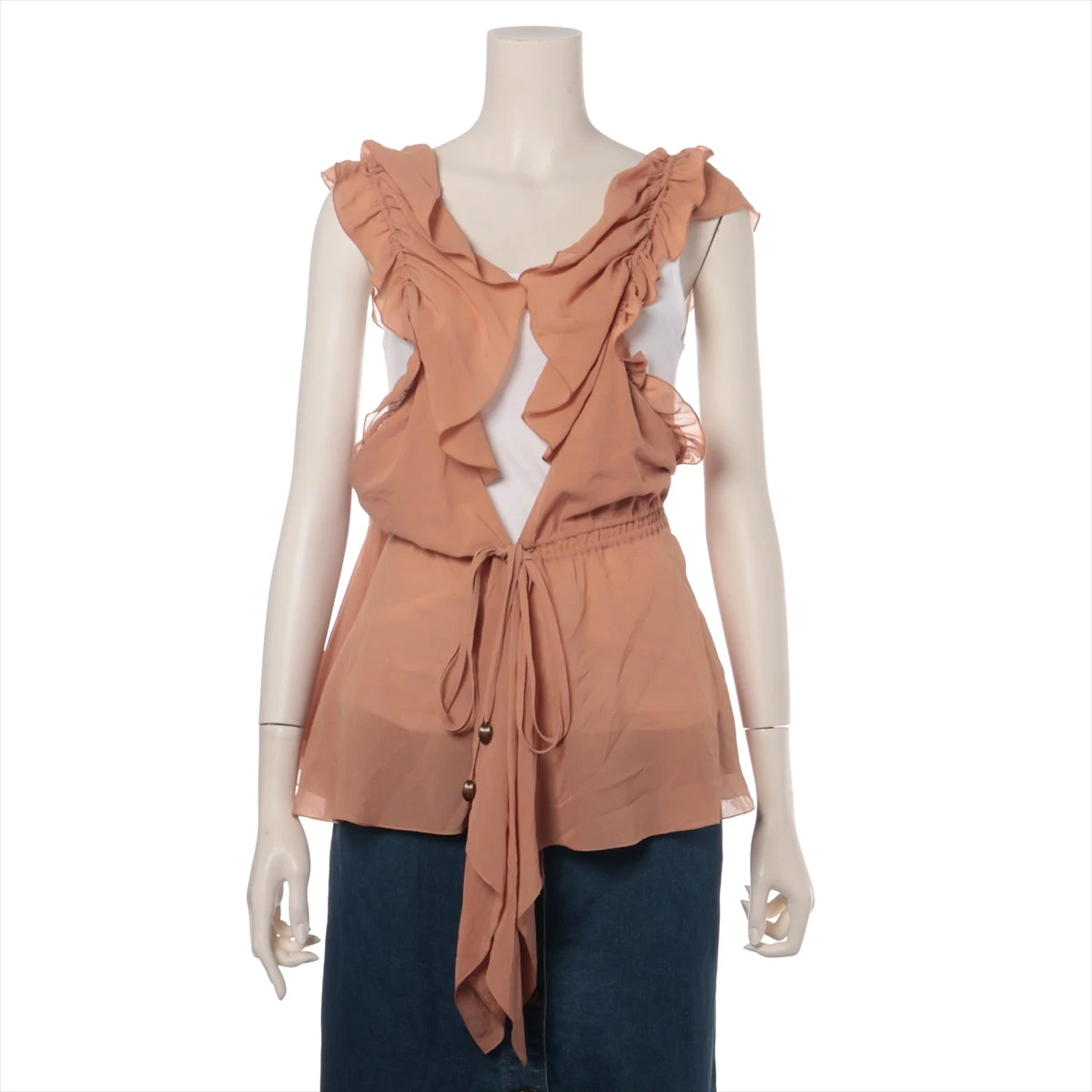 【Chloe】 ロゴ入り ベビーフィット コットン ダークオレンジ Chloé Baby Fit Logo T Shirt In Cotton Jersey | Chloé US