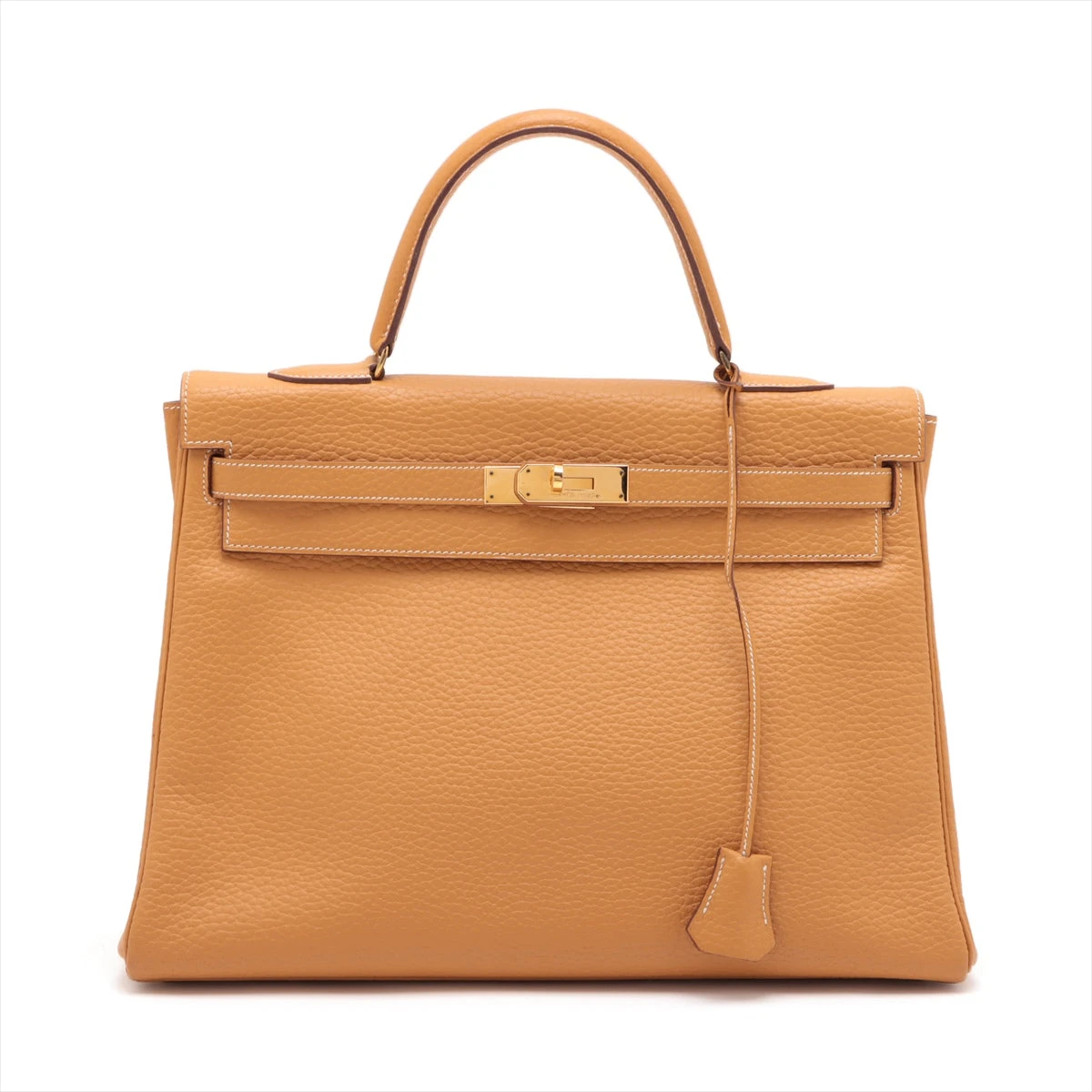 エルメス ケリー35 フィヨルド ナチュラル G金具 エルメス ケリーヴェルソ35 フィヨルド ナチュラル×ゴールド ゴールド