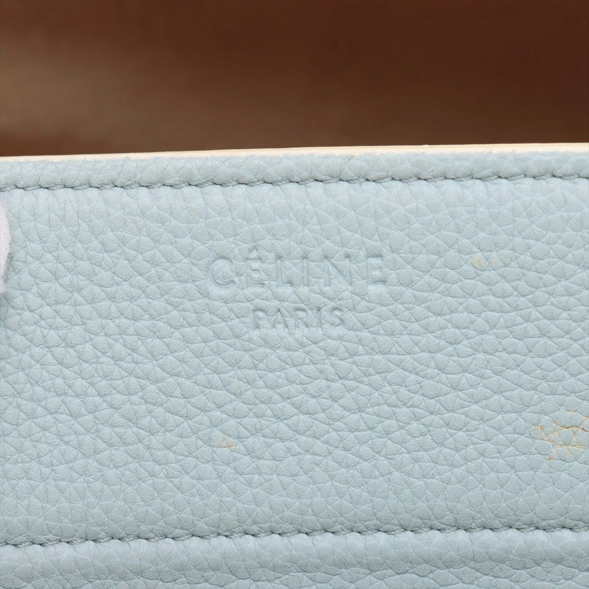 セリーヌ ラゲージ スモールスクエアファントム レザー