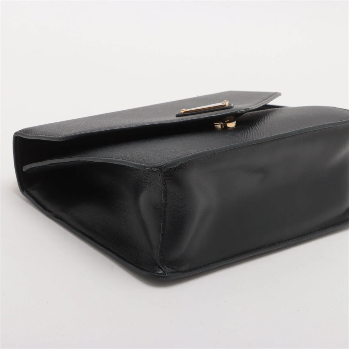 プラダ サフィアーノ チェーンショルダーバッグ ブラック 1BD200