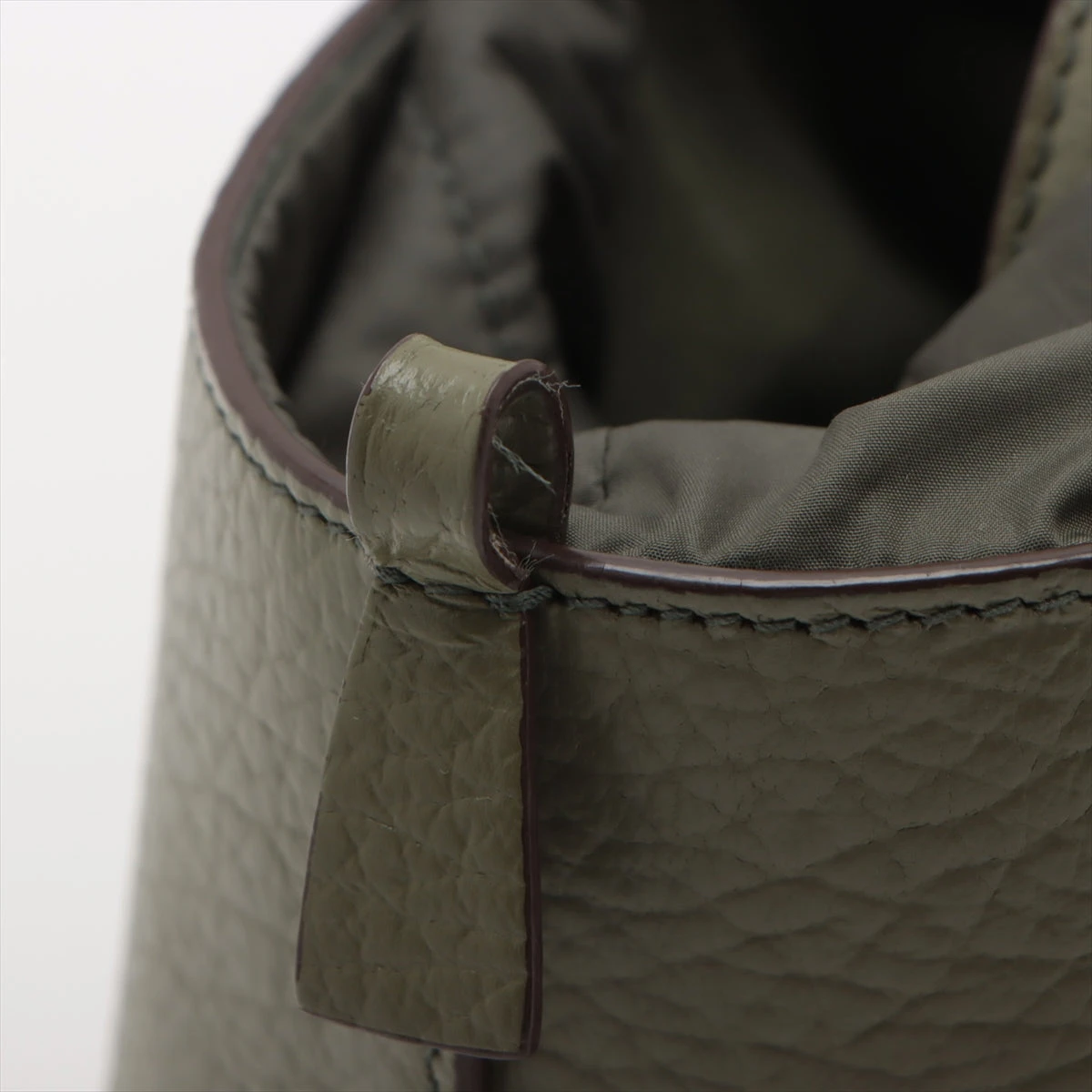 メゾンマルジェラ 5AC レザー 2WAYショルダーバッグ カーキ A3179067