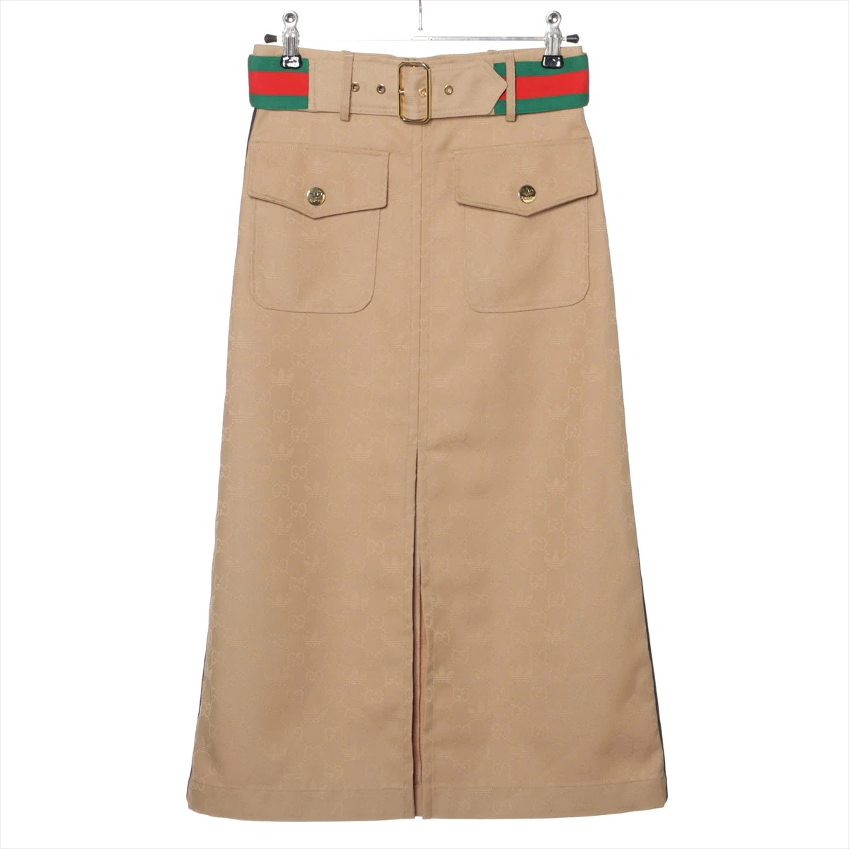★送料込★GUCCI x adidas コットン スカート Mid-length skirt Gucci X Adidas Blue size S International in