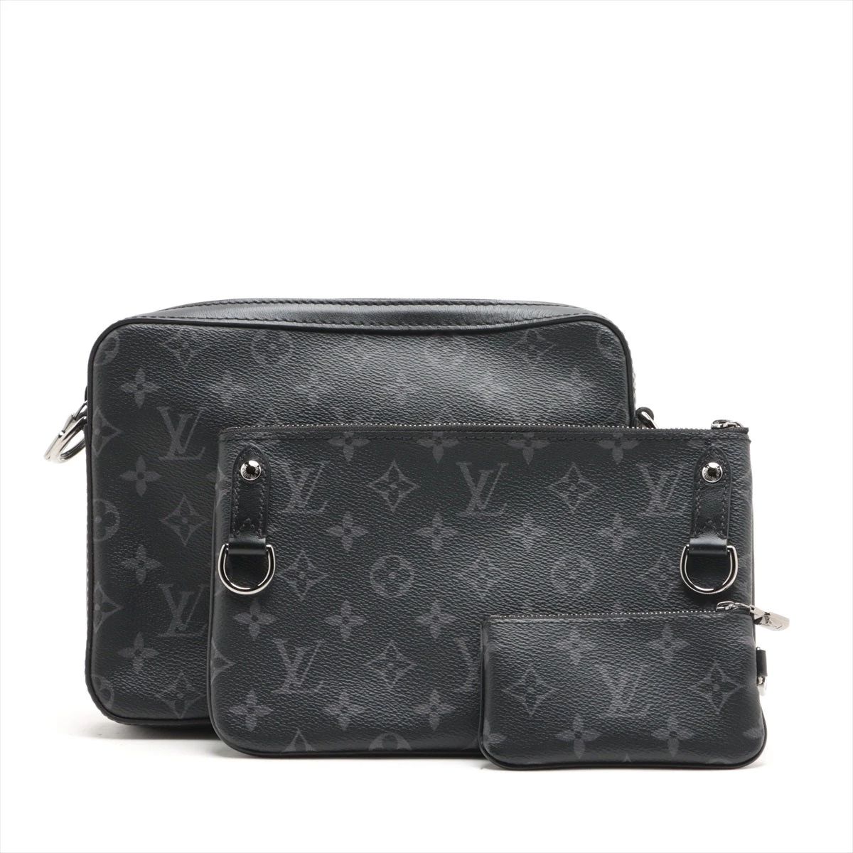 ヴィトン モノグラムエクリプス トリオメッセンジャー M69443 RFID反応