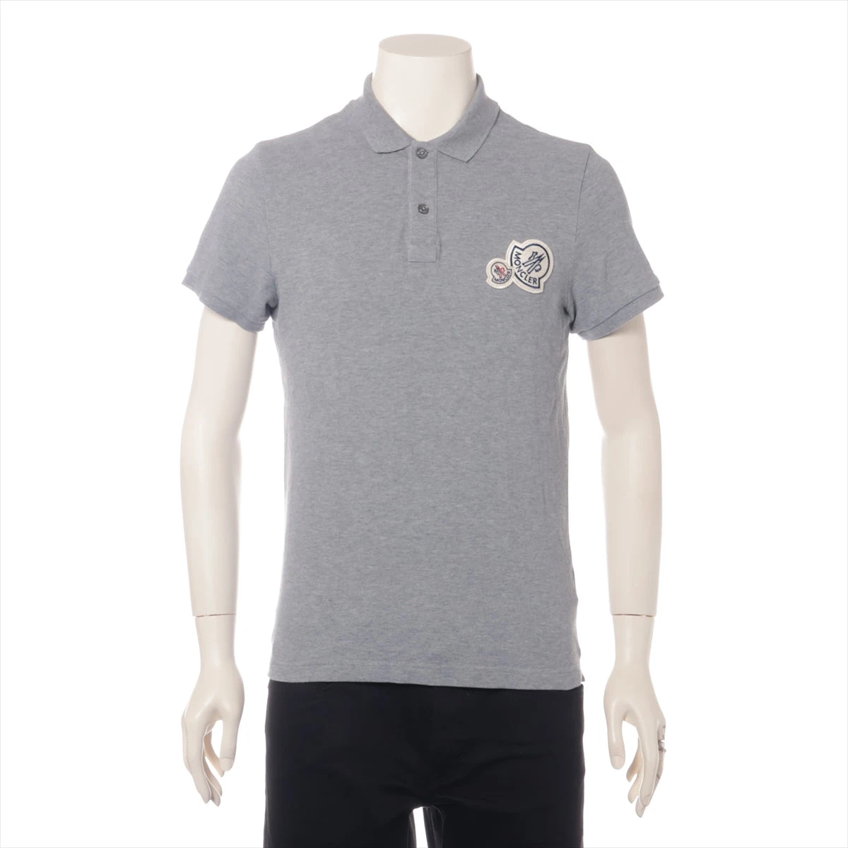 サイズM■新品 本物■モンクレール 半袖 ポロシャツ 灰色 グレー メンズ グレー ポロシャツ : Tシャツ＆ポロシャツ 向けの メンズ | モンクレール