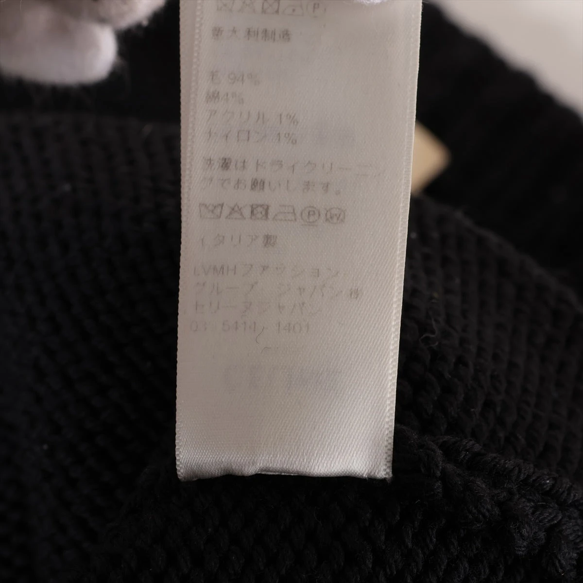 セリーヌ エディ期 コットン×ウール ニット L メンズ ブラック