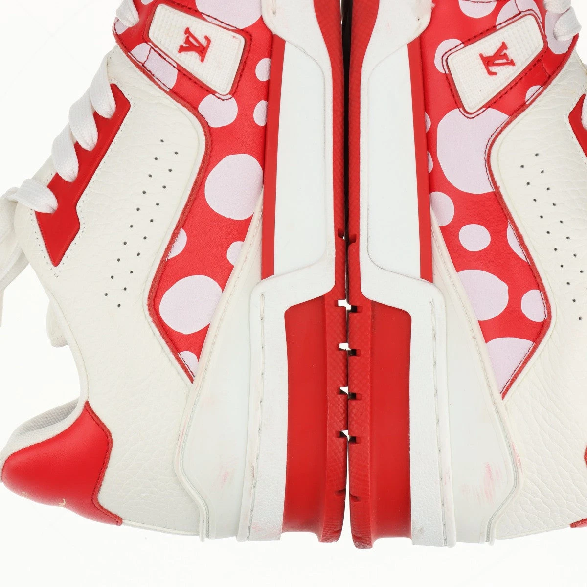 ヴィトン×草間彌生 LVトレイナーライン 22年 レザー スニーカー 7