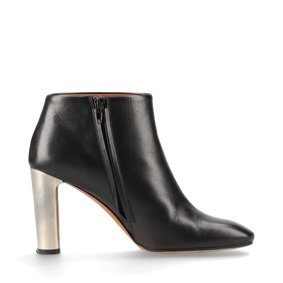CÉLINE セリーヌ フィービー レースアップブーツ 37.5 セリーヌ フィービー期 レザー ショートブーツ 37.5 レディース
