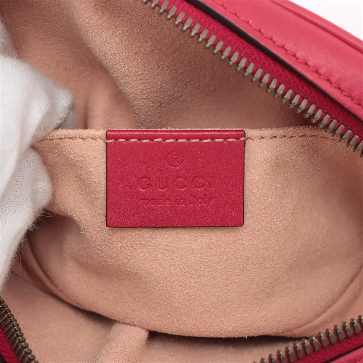 GUCCI ウエストポーチ マーモント ベロア レザー レッド 楽天市場】【未使用品】【バッグ】GUCCI グッチ GGマーモント