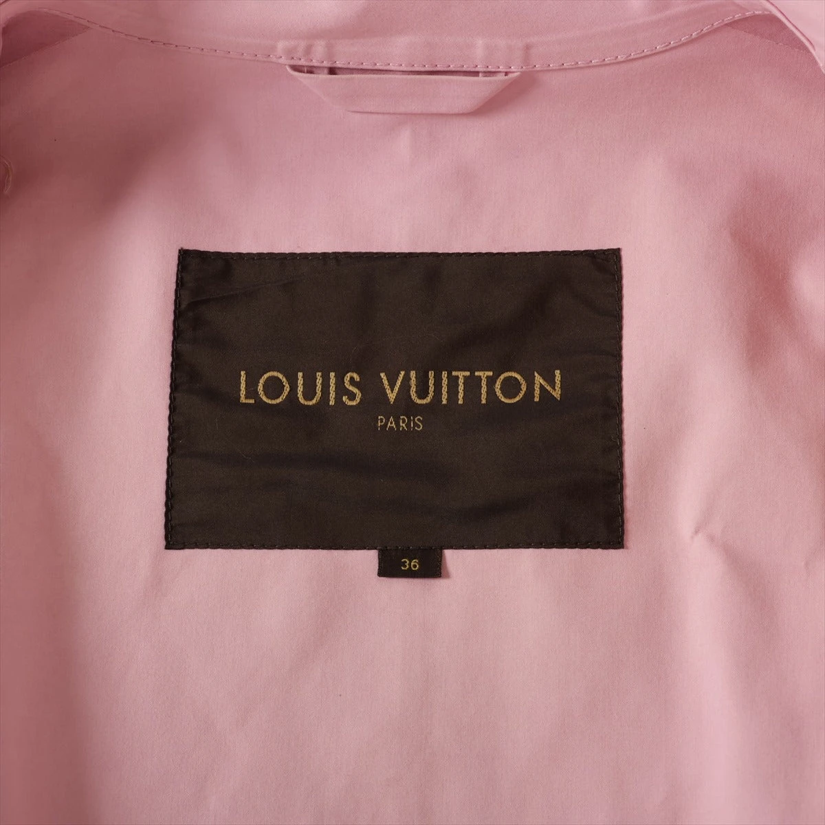 極上美品】LOUIS VITTON ルイヴィトンハーフトレンチコートピンク