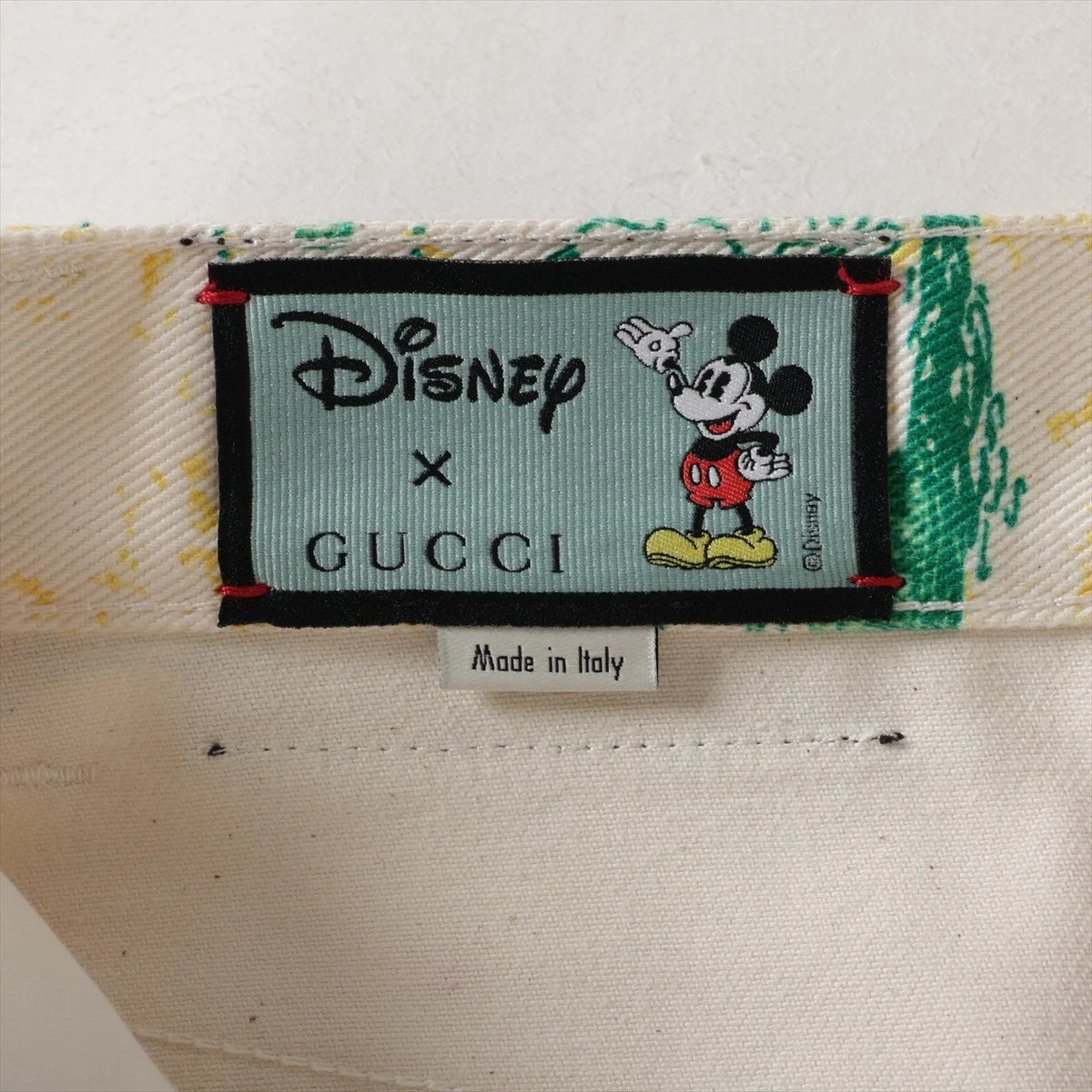 グッチ×ディズニー コットン スカート 40 レディース アイボリー  