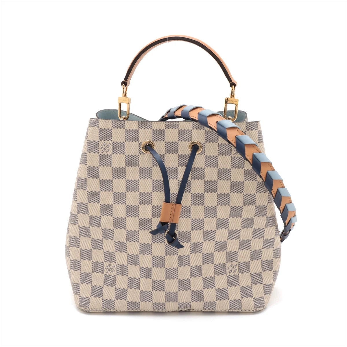 RFID 正規品 ルイヴィトン ネオノエ ダミエ アズール ヴィトン ダミエ アズール ネオノエMM N50042 RFID反応あり AP091328