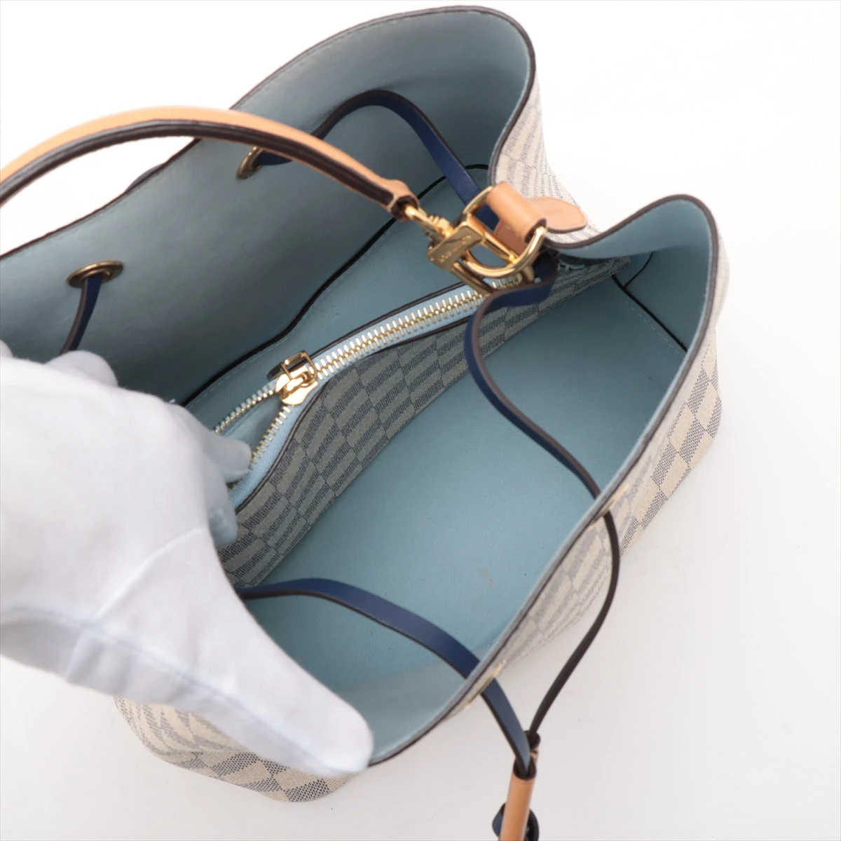 ヴィトン ダミエ アズール ネオノエMM N50042 RFID反応あり