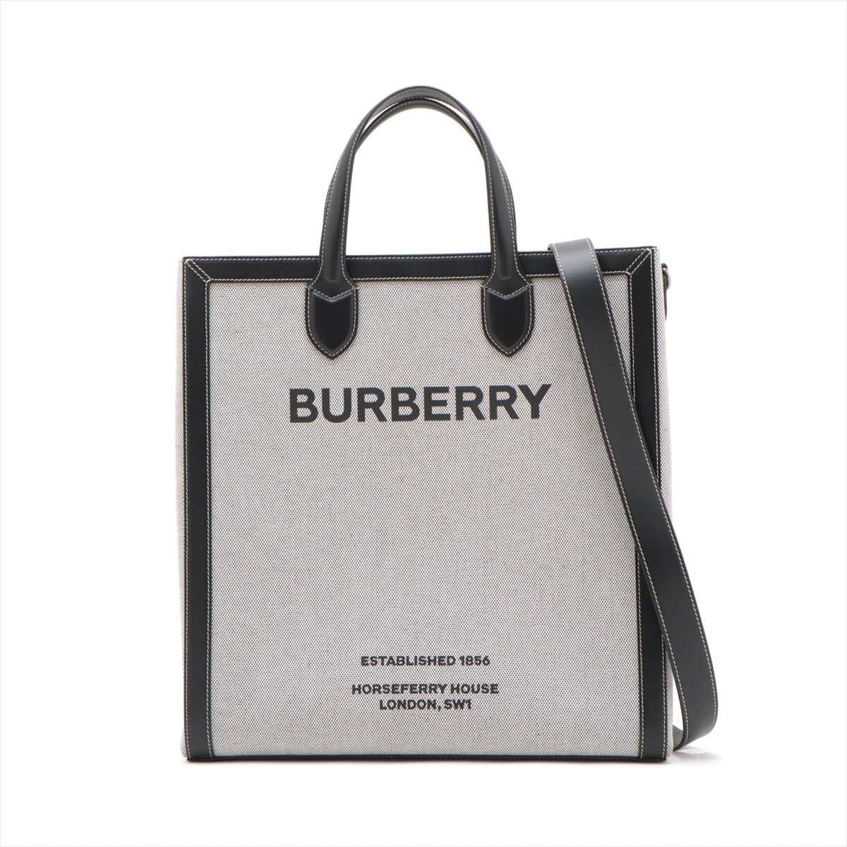 【美品】バーバリー トートバッグ 2way ショルダー レザー×キャンバス 黒 楽天市場】【バッグ】BURBERRY バーバリー ブラックレーベル