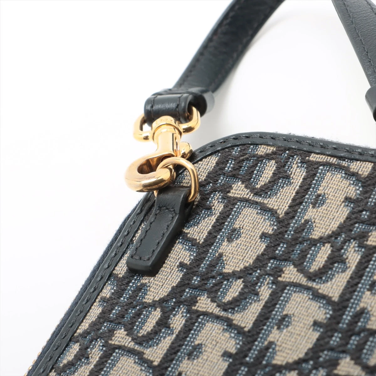 極美品✨ Dior オブリーク キャンバスxレザー フォンホルダー 極美品✨ Dior オブリーク キャンバスxレザー フォンホルダー