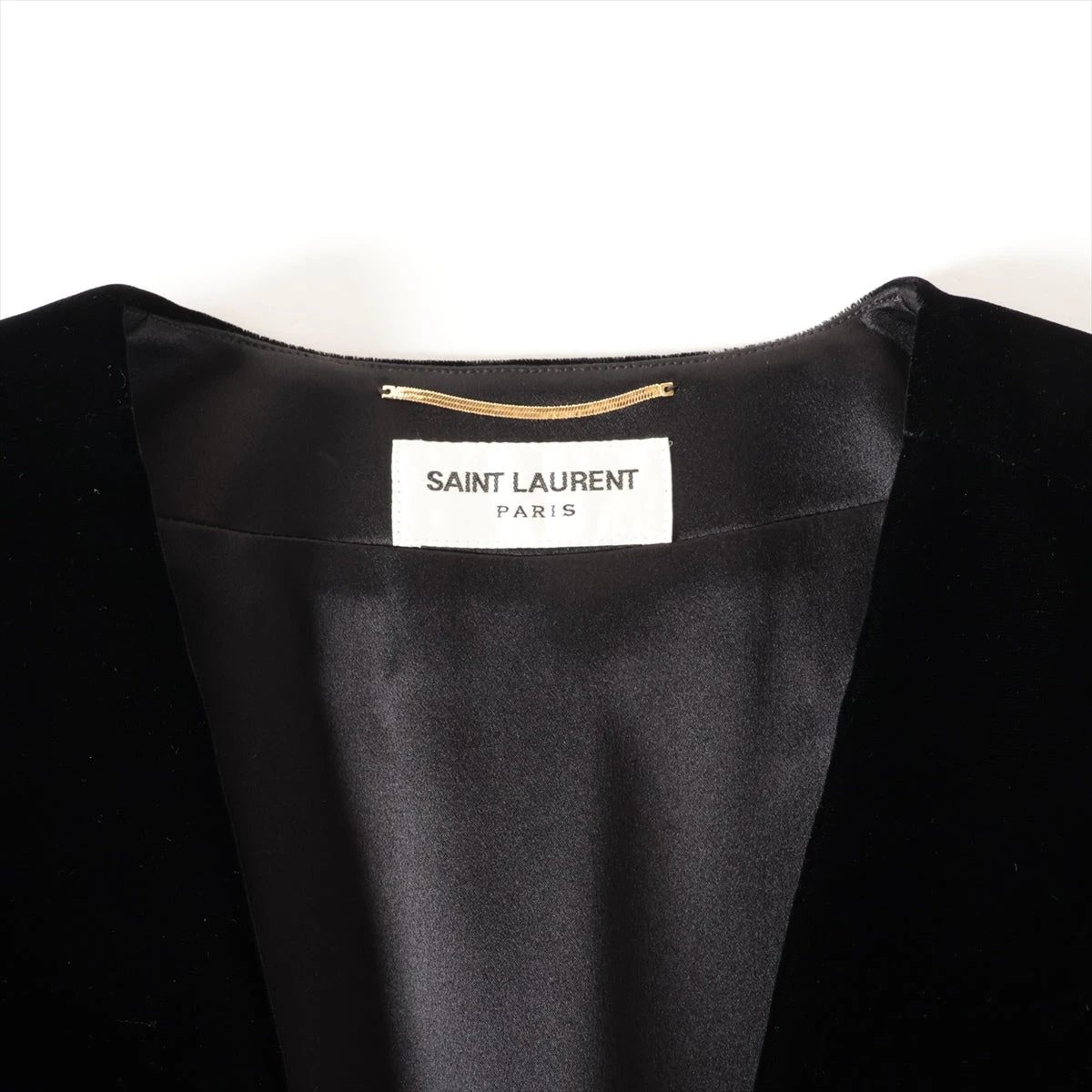 サンローランパリ 22年 レーヨン×キュプラ ワンピース 38 レディース  