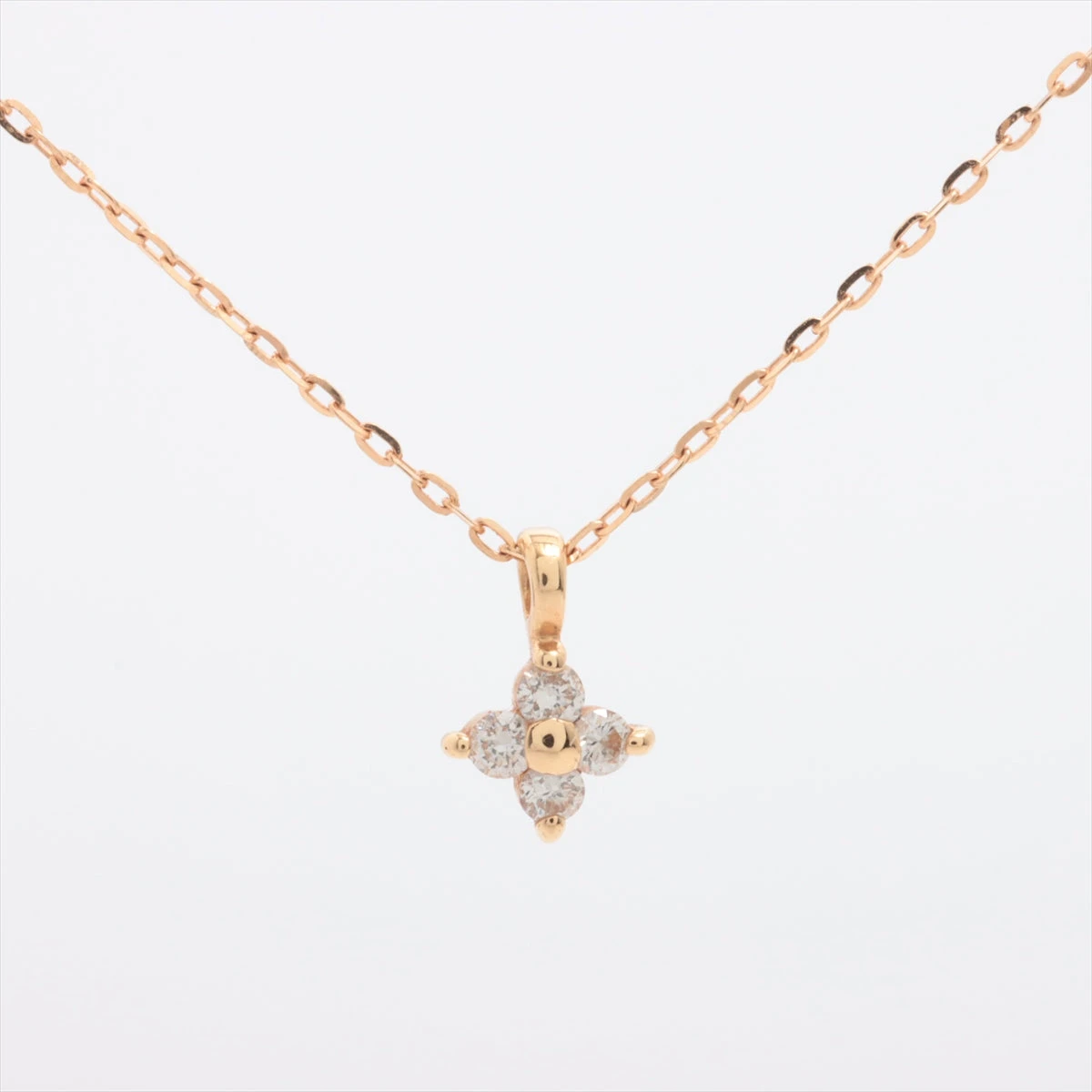 ete K18 ダイヤネックレス