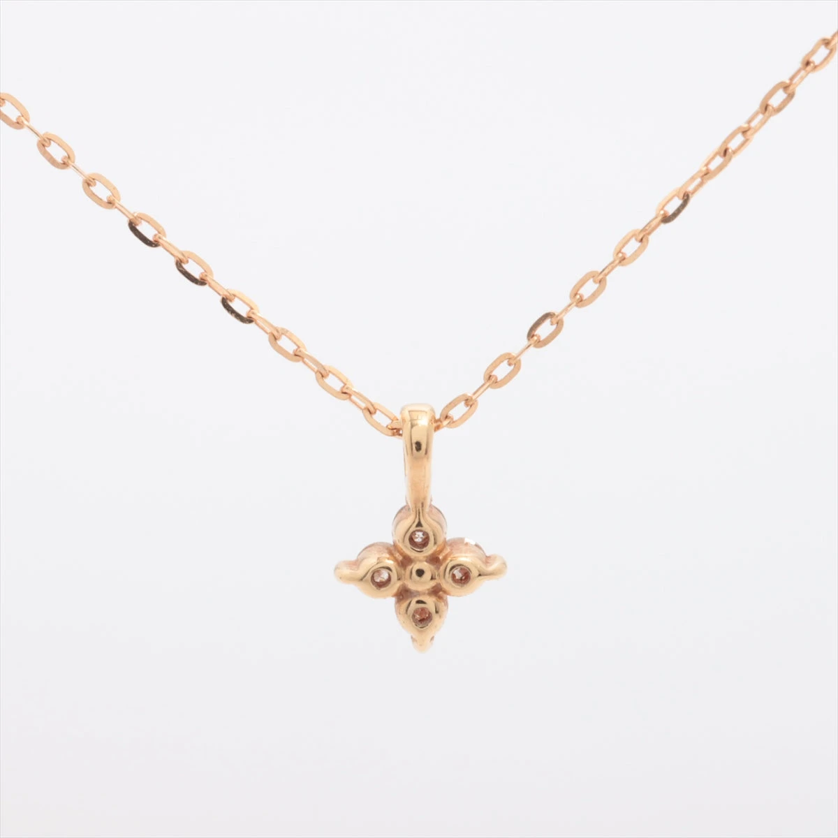 エテ ダイヤ ネックレス K18(YG) 0.8g 0.04 A3189727｜中古ブランド品