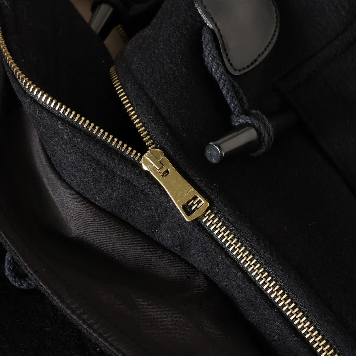 バーバリーブリット ウール ダッフルコート ITA34 レディース ブラック  