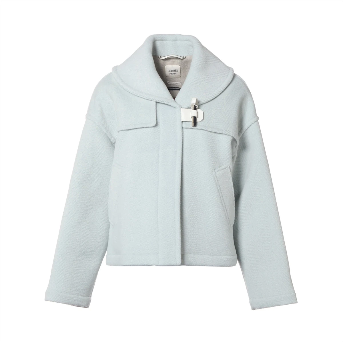 エルメス セリエ 23AW カシミヤ ショートコート 38 レディース