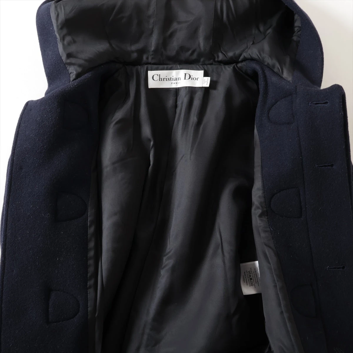 クリスチャンディオール 18AW ウール×カシミヤ ダッフルコート クリスチャンディオール 18AW ウール×カシミヤ ダッフルコート