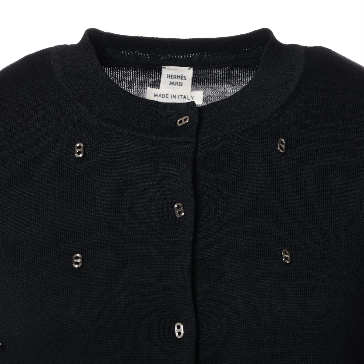 エルメス シェーヌダンクル 21SS コットン×シルク カーディガン