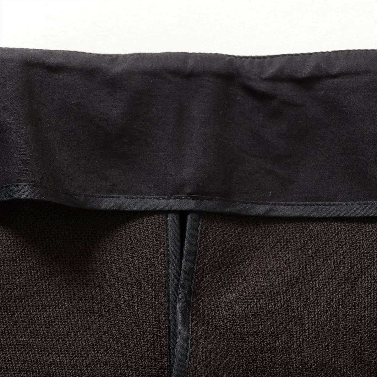 CELINE ウールスカート CELINE / セリーヌ | ウールタックスカート 38 グレー