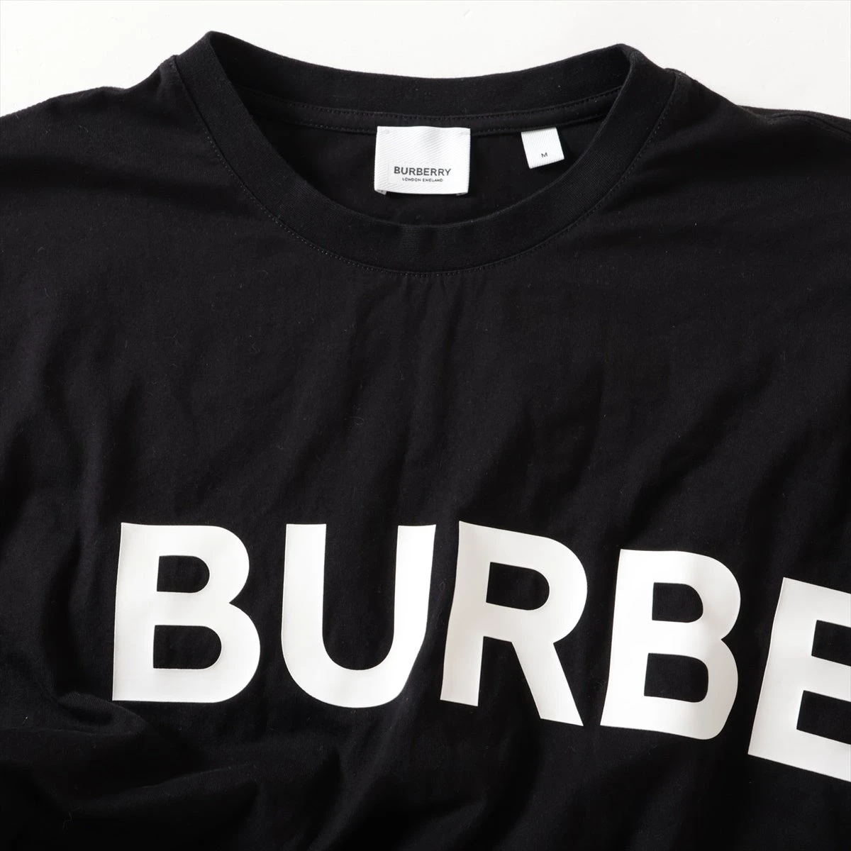 バーバリー ホースフェリー ティッシ期 コットン Tシャツ M メンズ  