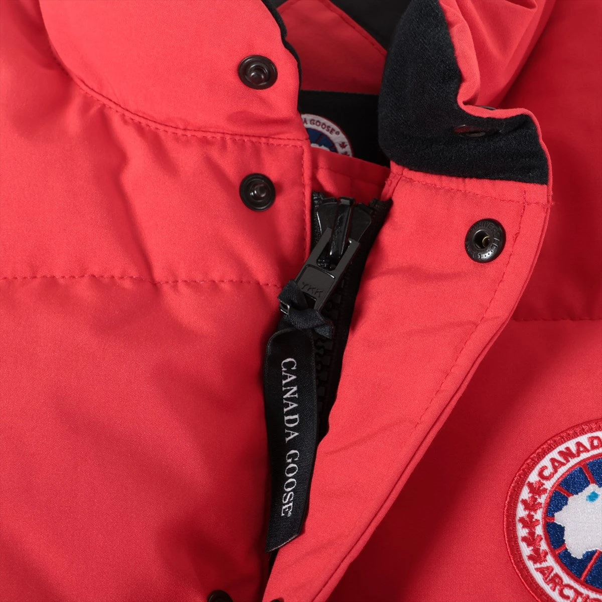   カナダグースダウンベスト XS/TP 赤 CANADA GOOSE カナダグースダウンベスト XS/TP 赤 レディース