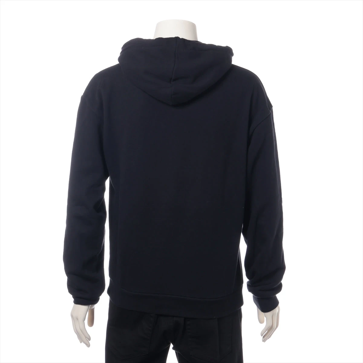 セリーヌ エディ期 コットン パーカー XS メンズ ブラック 2Y75F670Q