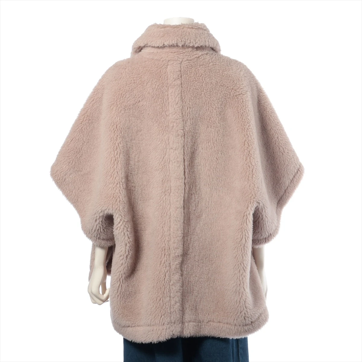 新品未使用　ベアポンチョ　アルパカ素材　テディケープ　ライトベージュSサイズ MaxMara テディベア ケープ – GIRLISH