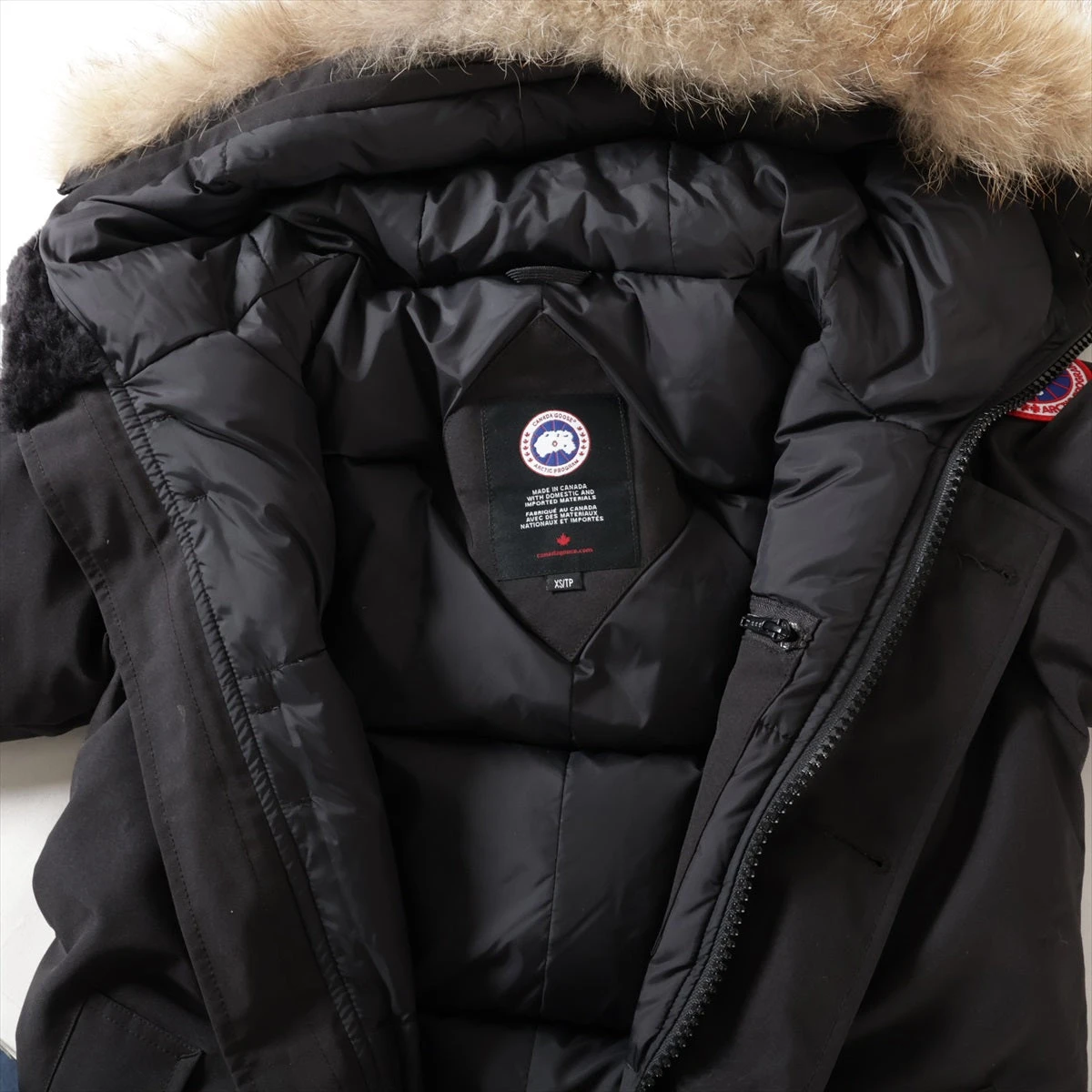 カナダグース　ダウンジャケット　ブラック　3438JM XSサイズ　国内正規品 CANADA GOOSE カナダグース 3438JM 国内正規品 ジャパンタグ