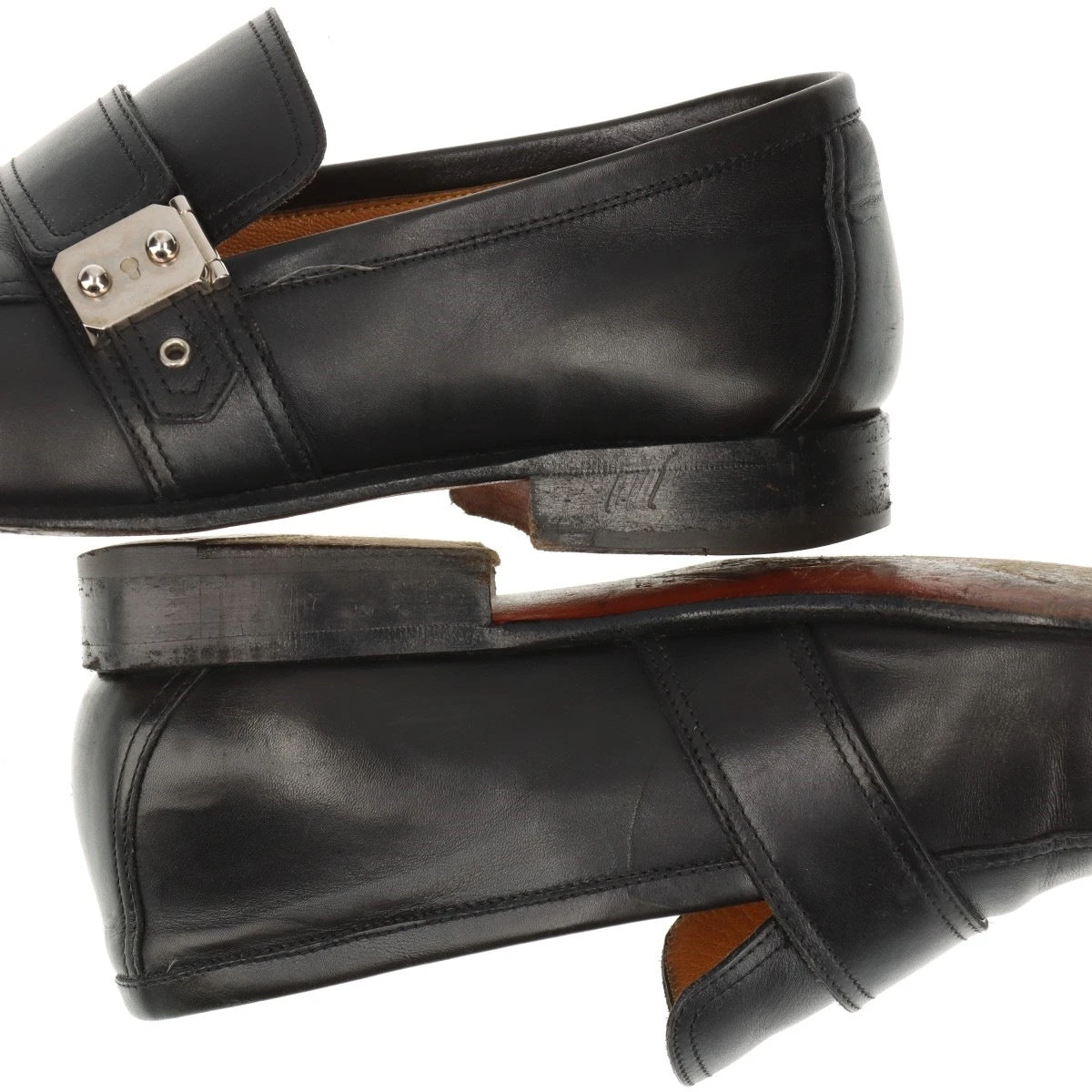 HERMES　エルメス　サックアデペッシュ　ビジネスシューズ　ローファー HERMES エルメス サックアデペッシュ ブランドオフ レザー