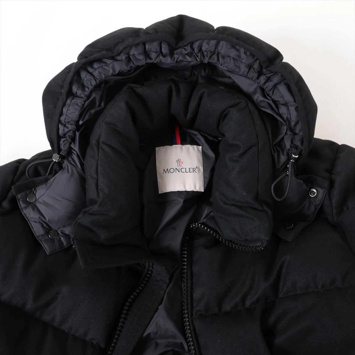 Black Montgenevre Hooded Short Down Jacket - Short Down