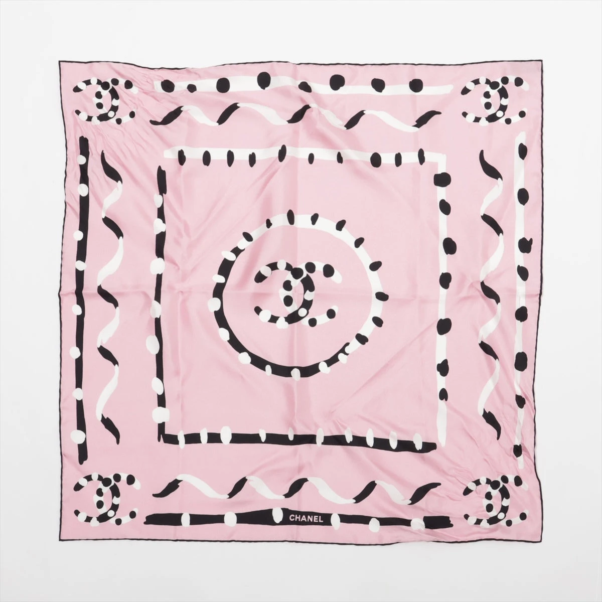 シャネル ココマーク G23 スカーフ シルク ピンク A3197427｜中古  