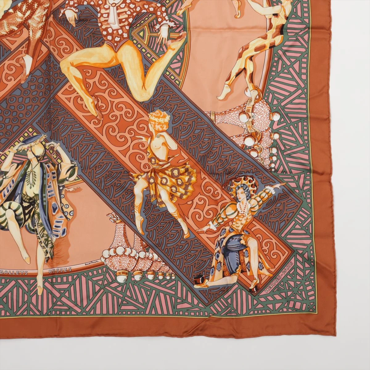 エルメス HERMES カレ90 スカーフ LES BALLETS RUSSES エルメス カレ90 LES BALLETS RUSSES ロシア バレエ スカーフ